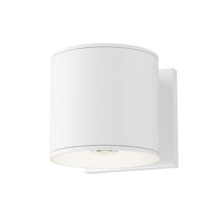 Maxim Lighting Stout RD 120-277V Indoor/Outdoor Wall Sconce, White 86214WT